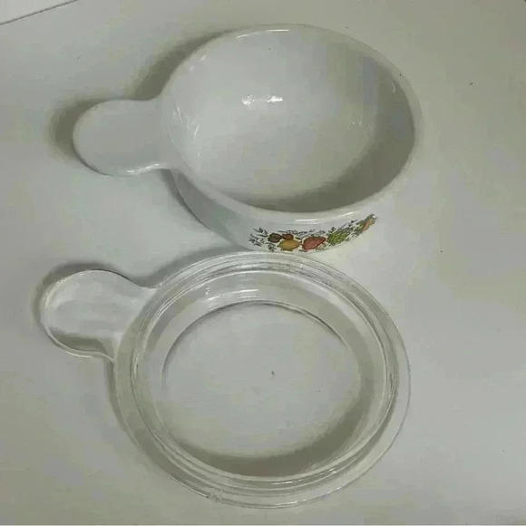 Vintage Corningware P-156-B Grab It bowl with Pyrex P-150-C lid in Spice O life. - Picture 5 of 7